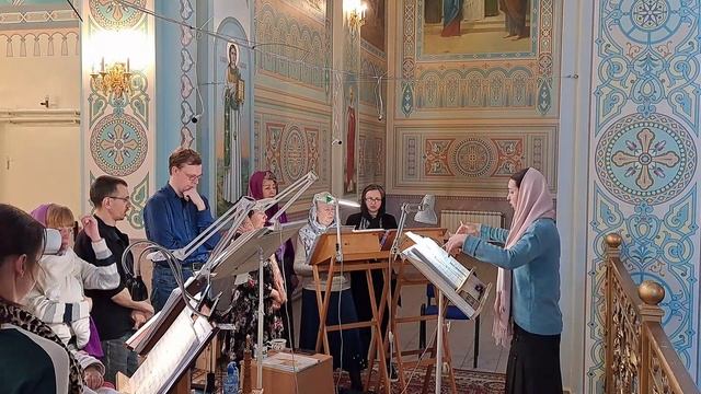 Великая ектения́ (Б. Лебедев). Регент Екатерина Артюхова. смотреть онлайн