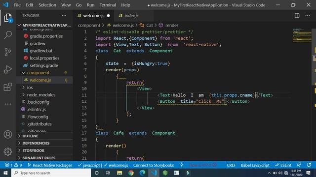 13. State Using Class Component In React Native смотреть онлайн