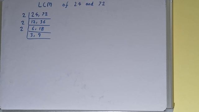 LCM of 24 and 72 смотреть онлайн