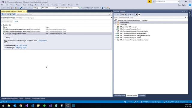 Resolving Merge Conflicts using TFS and Git смотреть онлайн