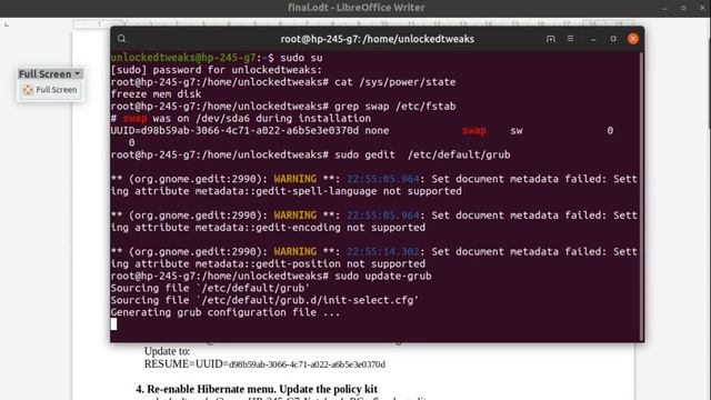 Enable Hibernate in Ubuntu 18.04/20.04/19.10 [amd gpu]/high brightness fixed смотреть онлайн