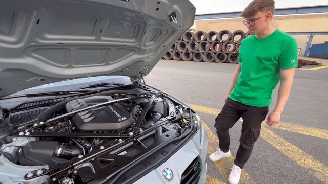 BMW M3 Competition G80 Brooklyn Grey Review + Sound & Carporn | 4K