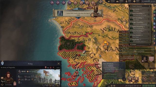 Golden Sovereign - Holland! - Let's Play Crusader Kings 3: Tours And Tournaments - 164 смотреть онлайн