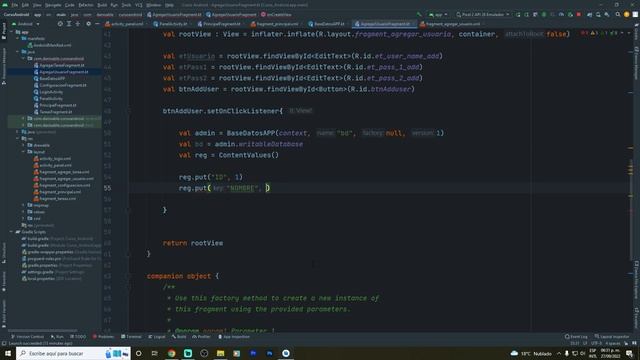 Android desde cero hasta avanzado! | Agregar usuario SQLite | Parte #47 смотреть онлайн