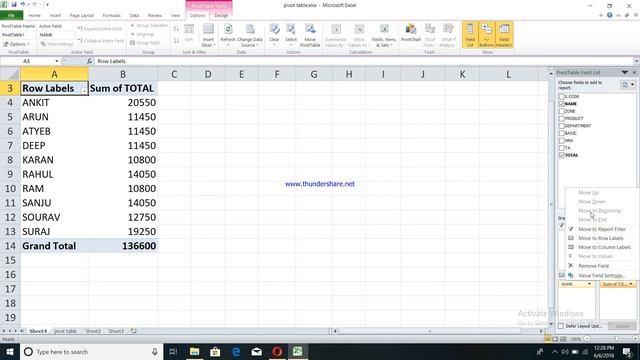 pivot table for beginners in excel in Hindi || Microsoft excel 2007,2010,2016 | ICL CLASSES | RAHUL смотреть онлайн