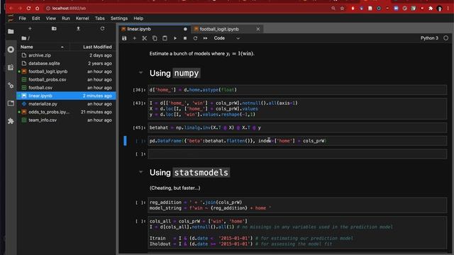 Beating bookmakers with linear models смотреть онлайн