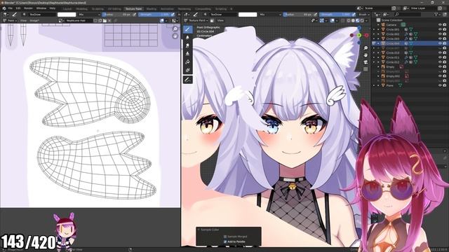Anime Hair Modeling & Texturing - Blender Workflow смотреть онлайн