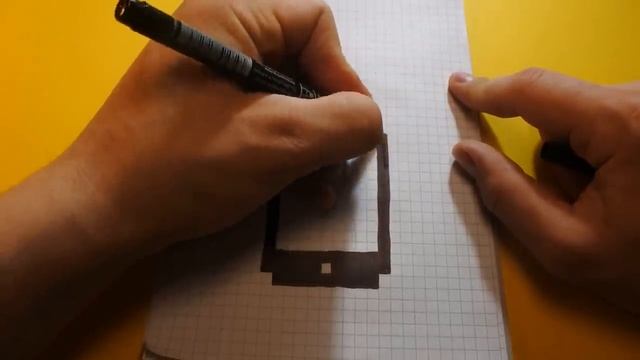 Рисуем по клеточкам-ТЕЛЕФОН С СЕРДЕЧКОМ (iphone 7/HEART)PIXEL ART смотреть онлайн