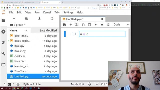 Machine learning in python - 18 - Come si installa e usa il notebook Jupyter смотреть онлайн