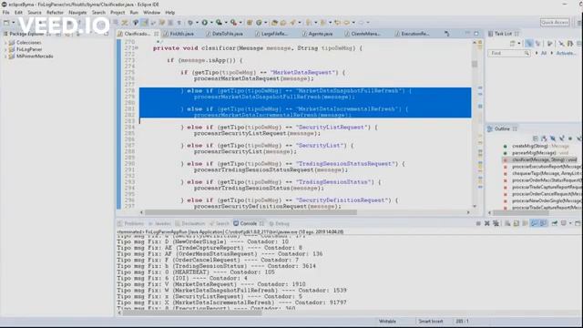 FIX protocol with QuickFixJ Java смотреть онлайн