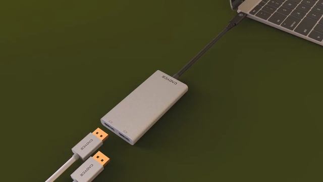 Thunderbolt™ 3 to Dual DisplayPort™ Adapter | CADYCE CA T3DP смотреть онлайн
