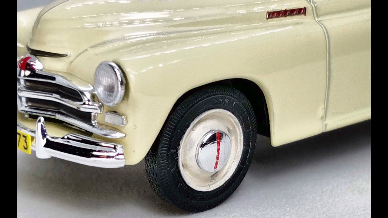 «80% красоты автомобиля - в его колесах» или доработка ГАЗ-М20 «Победа» в масштабе 1:43