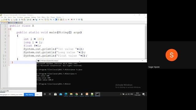 Practical-7 & 8 | JPR |Implicit Type Casting | Java Programming | MSBTE смотреть онлайн