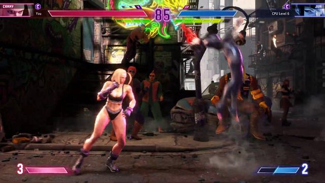 PC Street Fighter 6 - Cammy in Black (CK Mod) Vs Juri in Black (Mod) смотреть онлайн