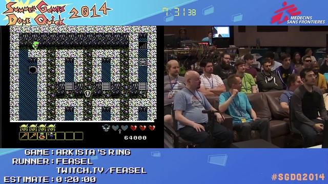 Arkista's Ring by Feasal in 16:02 - SGDQ2014 - Part 54 смотреть онлайн