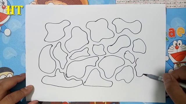 How to draw Cow print Step by Step смотреть онлайн
