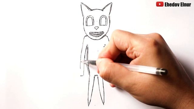 Как нарисовать Cartoon Cat | SCP смотреть онлайн
