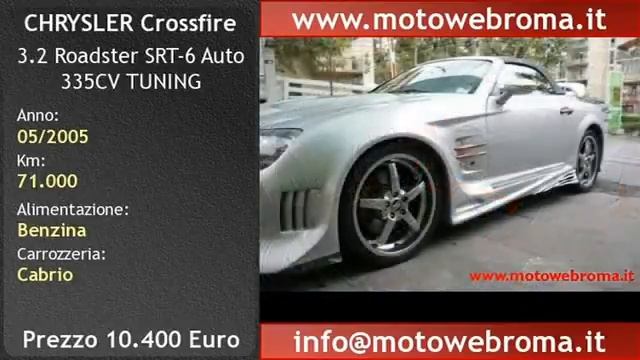 CHRYSLER Crossfire 3.2 Roadster SRT-6 Auto 335CV TUNING смотреть онлайн