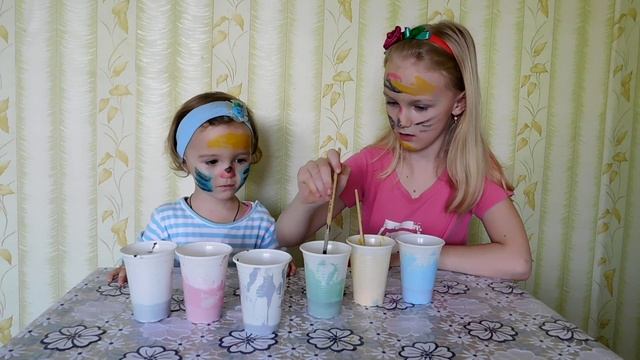 Рисуем на лице, аквагрим Drawing on his face смотреть онлайн