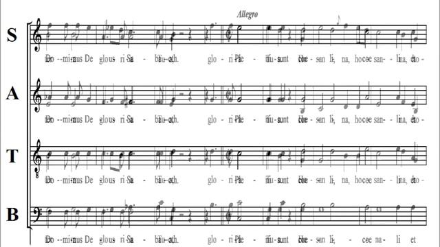 Mozart - Organ Solo Mass - KV 259-4 Sanctus - Score смотреть онлайн