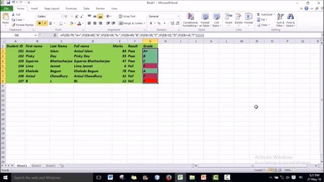 Excel Bangla Tutorial 20 -  Conditional Formatting