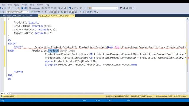 35-SQL Server Developer Course -Table Value Function Multi Statement смотреть онлайн