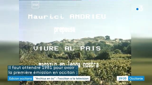 Rubrique archives occitanes : la télévision en occitan смотреть онлайн