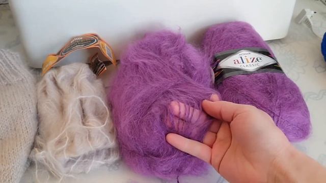 Обзор пряжи: МОХЕР Alize Classic Mohair vs Камтекс Cameo смотреть онлайн