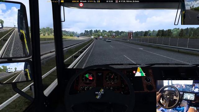 【4K】ETS2 1.44 / MAN F2000 Evo Truck + Interior v1.0.1 1.44.x / Thrustmaster T300RS GamePlay смотреть онлайн