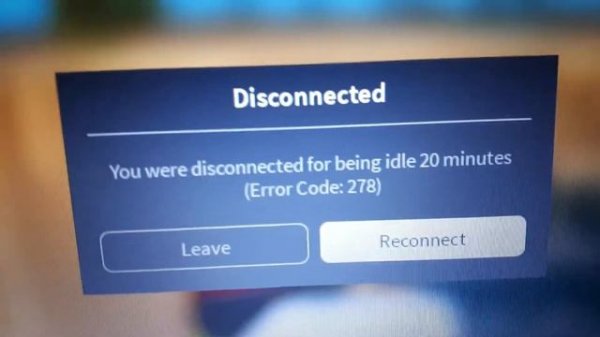 Error Code 278 Roblox