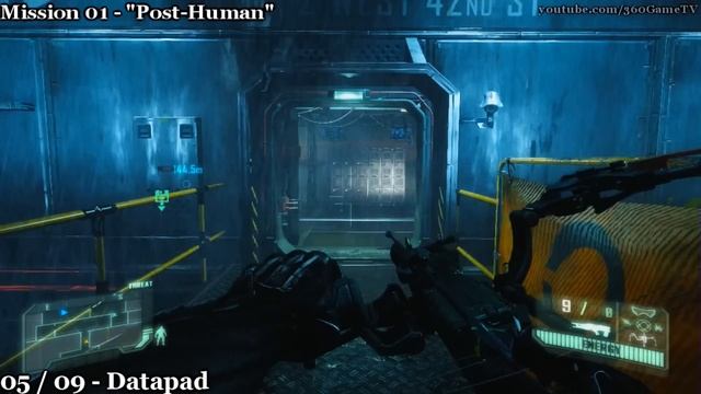 Crysis 3 - Collectibles Guide - Mission 01 (Datapads - Blackboxes - Posters - Nanosuit Upgrades) смотреть онлайн
