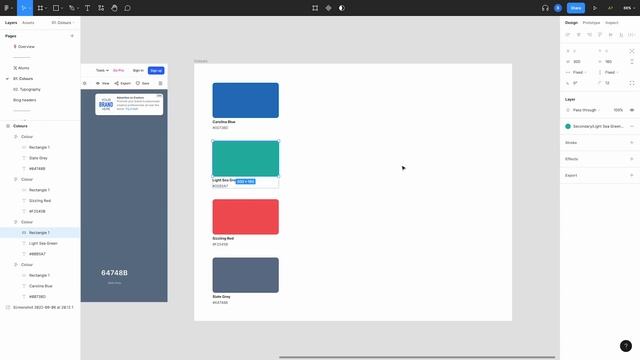 How to create a colour palette for your Figma Design system UI смотреть онлайн