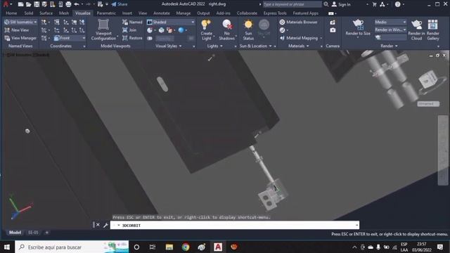Instalación eléctrica 3D en Autocad смотреть онлайн