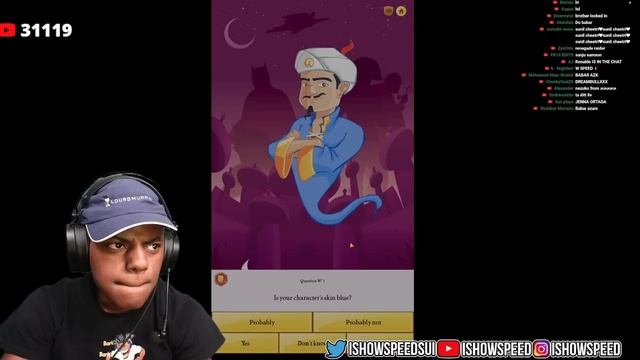 IShowSpeed Vs. Akinator