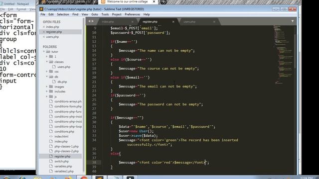 PHP Project New User Registration смотреть онлайн