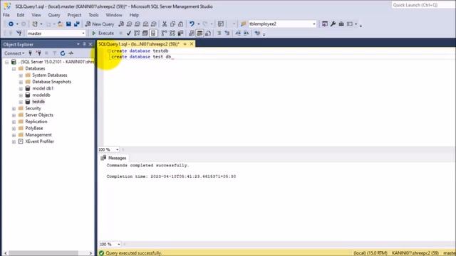 SQL - MS-SQL Basics - 02 - SQL Database - Create, Alter, Drop - Tamil смотреть онлайн