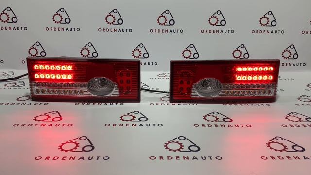 Задние диодные фонари Ваз 2108-2114 с бегающими поворотниками «Красные» смотреть онлайн