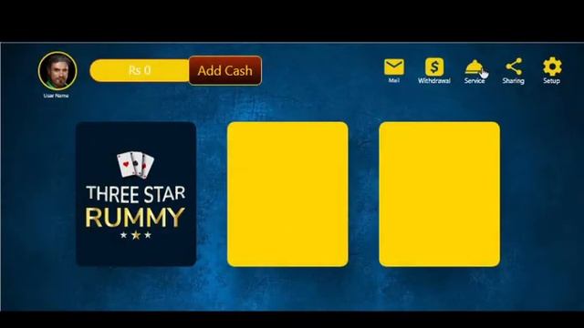 Three Star Rummy Game  UI Design | Adobe XD Design | Sample File Purchase Link In Description