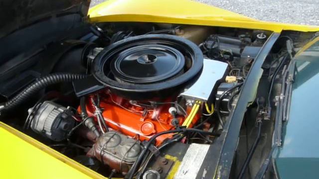 1973 Yellow Corvette COnvertible 1 Owner