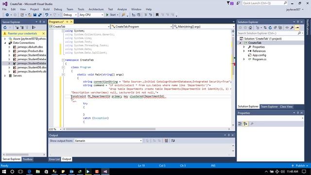 Create SQL Table in C# | Dynamically Create SQL Table in C# смотреть онлайн