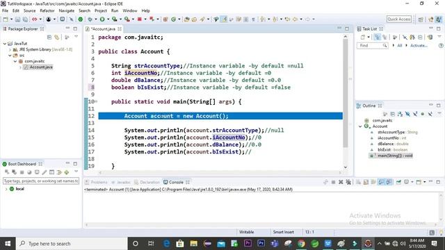 #4.1 - Variables - Instance Variable - Static variables - In Hindi - By Java ITC смотреть онлайн