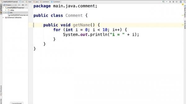 IntelliJ IDEA Tricks - Lecture 9: Commenting and Block Commenting Code
