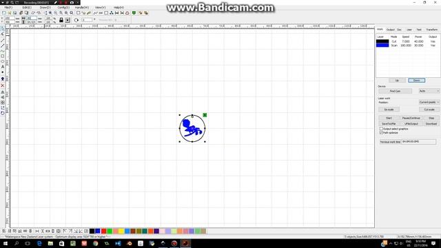 Transferring your dxf file into the laser cutter software смотреть онлайн