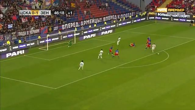 ЦСКА-Зенит Обзорматча