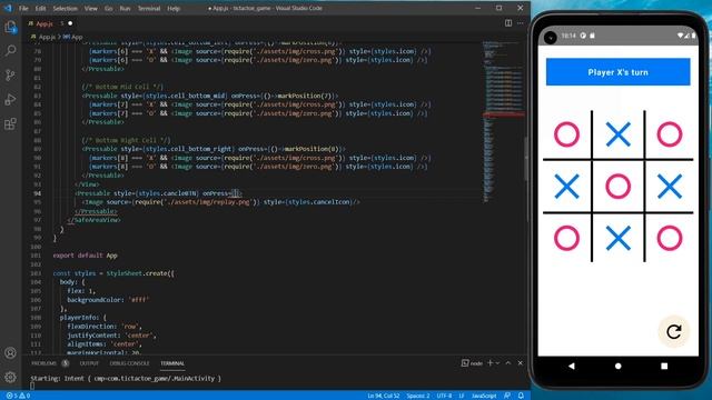 React Native Beginners Tutorial | Tic Tac Toe | Part 2 of 2 смотреть онлайн