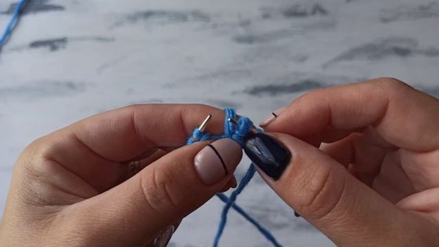 Очень простой узор спицами для вязания планки и отделки изделий. смотреть онлайн