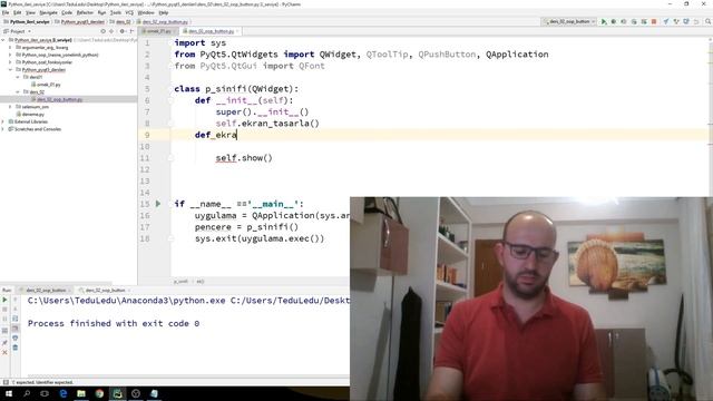 Python Pyqt5 Dersleri 02 , Nesne Yönelimli Pyqt5, Python ileri Seviye Dersleri смотреть онлайн