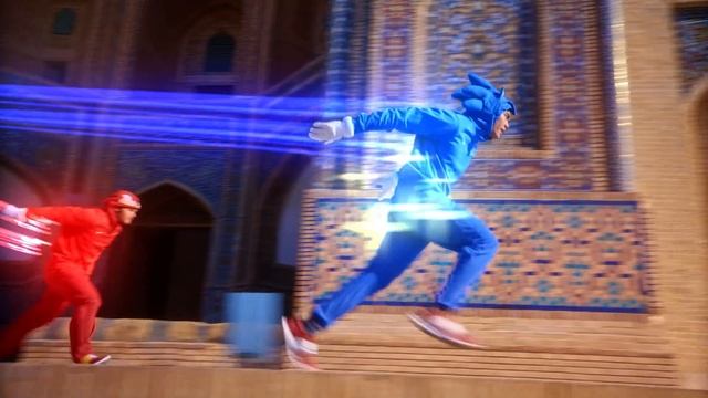 Sonic 2 Meets Parkour In Real Life in 8K! смотреть онлайн