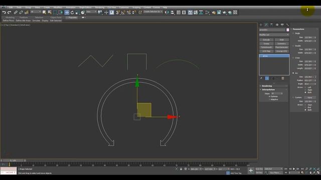 How to create arrow in 3dsMax смотреть онлайн