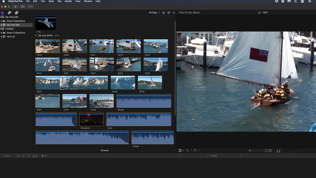 Import Camera Clips Final Cut Pro 10.6 - Lesson 2 смотреть онлайн